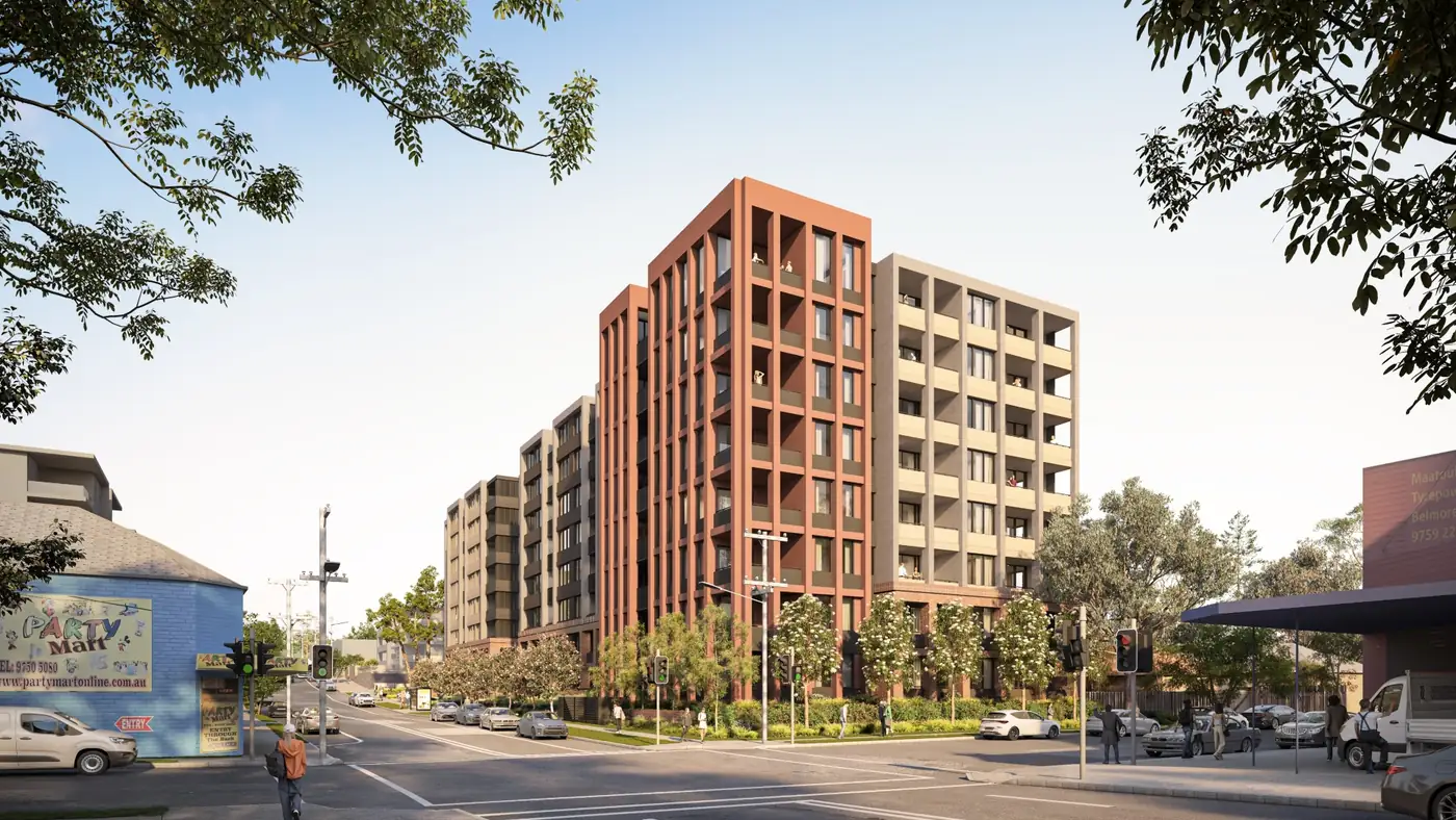 Social and affordable homes under construction in Sydney