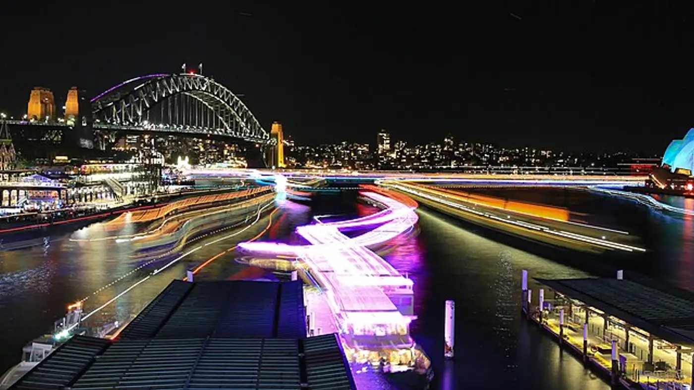 Vivid Sydney 2027 light festival Harbour Bridge and Opera House